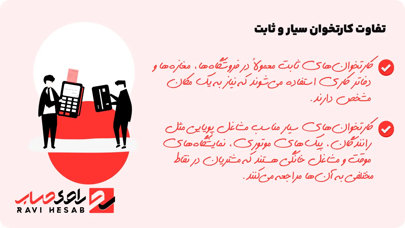 تفاوت کارتخوان سیار و ثابت